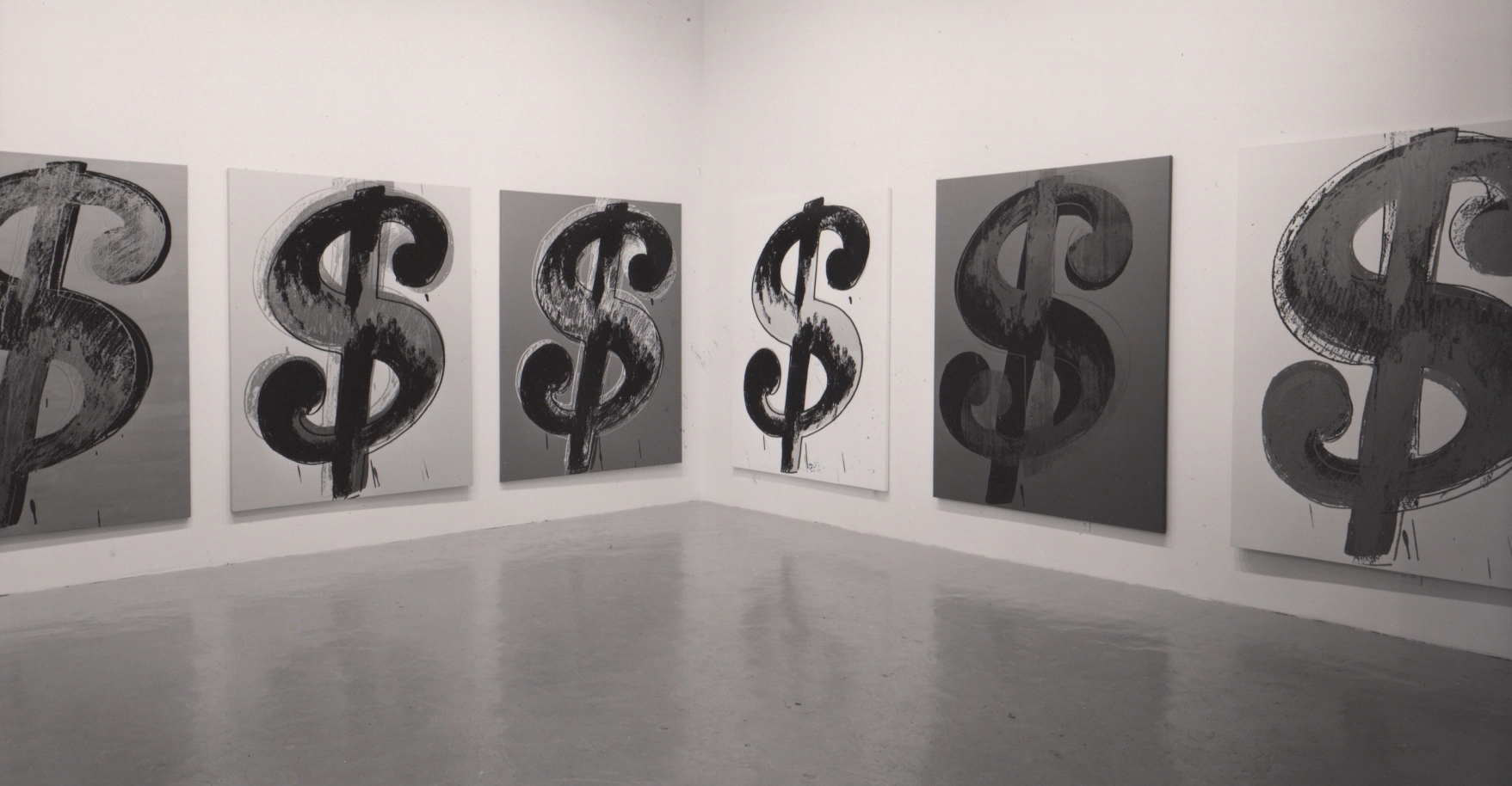 Andy Warhol Dollar Signs Castelli Gallery 1982