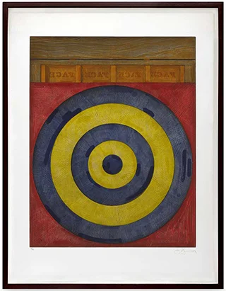 Jasper Johns Target Four Faces