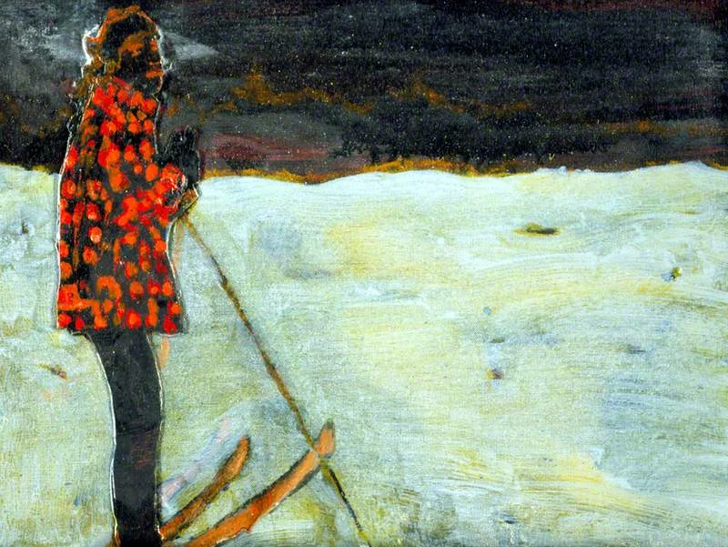 Peter Doig Girl on Skis, 1997