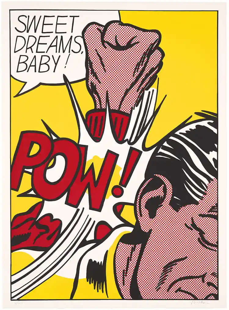 Roy Lichtenstein Sweet Dreams Baby