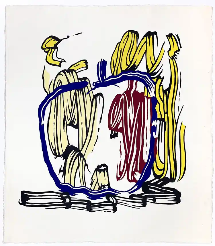 Roy Lichtenstein Vertical Apple