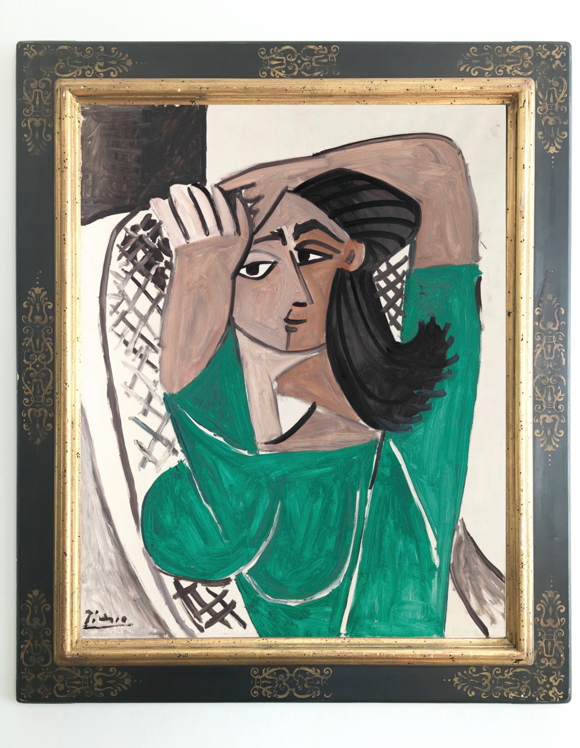 Pablo Picasso Femme se coiffant painting